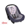 Double-sided Baby head support pillow - hedgehogs Gray