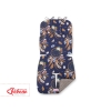 Double-sided Baby Pram Liner Pad Cushion  - dream catchers dark blue/gray brown