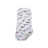 Double-sided Baby Pram Liner Pad Cushion  - gray rabbits/gray