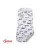 Double-sided Baby Pram Liner Pad Cushion  - gray rabbits/gray