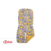 Double-sided Baby Pram Liner Pad Cushion  - yellow excavators/honey yellow