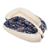 Double-sided Babynest- dream catchers dark blue/beige