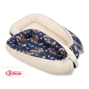 Double-sided Babynest- dream catchers dark blue/beige