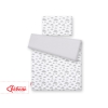 Double-sided bedding set 2-pcs- clouds gray/gray