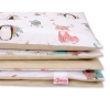 Double-sided bedding set 2-pcs- foxes beige/beige