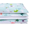 Double-sided bedding set 2-pcs- lama mint/white