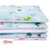 Double-sided bedding set 2-pcs- lama mint/white