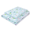 Double-sided bedding set 2-pcs- lama mint/white