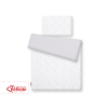 Double-sided bedding set 2-pcs- mini gray stars/gray