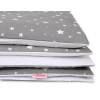 Double-sided bedding set 2-pcs- mini stars white/white