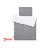 Double-sided bedding set 2-pcs- mini stars white/white