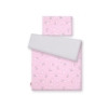 Double-sided bedding set 2-pcs- pink rabbits/Gray