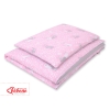 Double-sided bedding set 2-pcs- pink rabbits/Gray