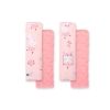 Double sided car seat belts pads Baby Shoulders  ballerinas pink/powder pink