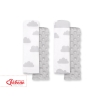 Double sided car seat belts pads Baby Shoulders  clouds gray/gray