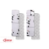Double sided car seat belts pads Baby Shoulders  Panda gray/gray