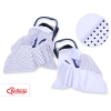 Double-sided car seat blanket- Black dots on white
