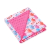 Double-sided car seat blanket Car Seat Baby Wrap - flamingo