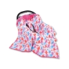 Double-sided car seat blanket Car Seat Baby Wrap - flamingo
