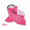 Double-sided car seat blanket Car Seat Baby Wrap - flamingo
