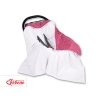 Double-sided car seat blanket Car Wrap - wine red stars