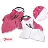 Double-sided car seat blanket Car Wrap - wine red stars