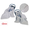 Double-sided car seat blanket- Chevron Gray