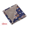 Double-sided car seat blanket - dream catchers dark blue