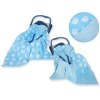 Double-sided car seat blanket- Owls blue