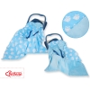 Double-sided car seat blanket- Owls blue
