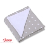 Double-sided car seat blanket- Stars Gray