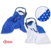 Double-sided car seat blanket- Stars navy blue