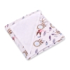 Double-sided car seat blanket - swallows pink