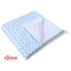 Double-sided teepee playmat- Chevron blue