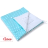 Double-sided teepee playmat- White dots on turquoise