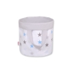Double-sided toy basket M - stars blue-gray/gray