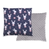 Doublesided Baby - Rest Decorative Pillow -blue rabbits