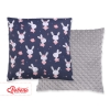 Doublesided Baby - Rest Decorative Pillow -blue rabbits