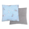 Doublesided Baby - Rest Decorative Pillow - blue rabbits