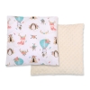 Doublesided Baby - Rest Decorative Pillow - foxes beige