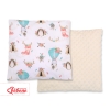 Doublesided Baby - Rest Decorative Pillow - foxes beige
