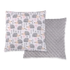 Doublesided Baby - Rest Decorative Pillow - hedgehogs Gray