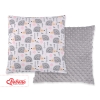 Doublesided Baby - Rest Decorative Pillow - hedgehogs Gray