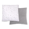 Doublesided Baby - Rest Decorative Pillow - mini gray stars