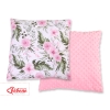 Doublesided Baby - Rest Decorative Pillow minky - peony flower pink