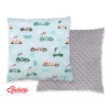 Doublesided Baby - Rest Decorative Pillow - mint rabbits