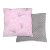 Doublesided Baby - Rest Decorative Pillow - pink rabbits