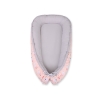 Doublesided Babynest- ballerinas pink/gray