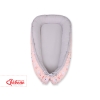 Doublesided Babynest- ballerinas pink/gray