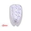 Doublesided Babynest- blue stars/gray